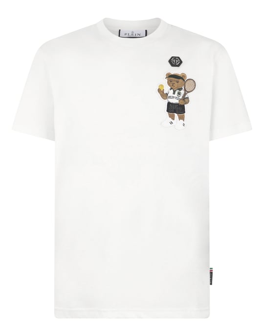 Round Neck T-Shirt Teddy Tennis Patch - Image 1