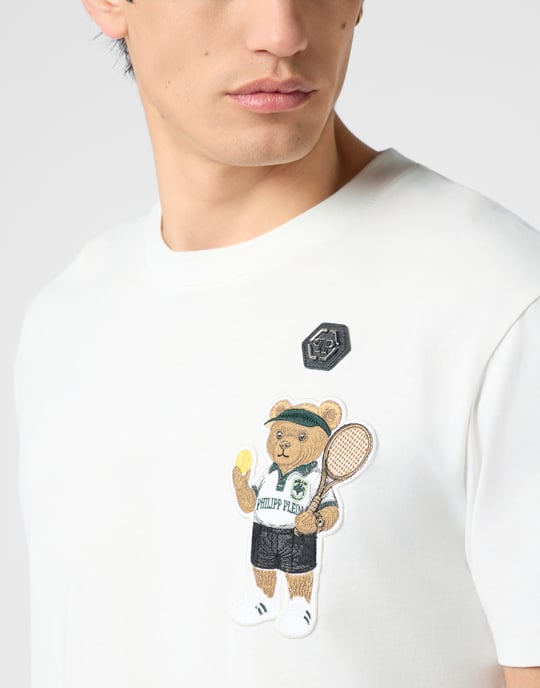 Round Neck T-Shirt Teddy Tennis Patch - Image 3