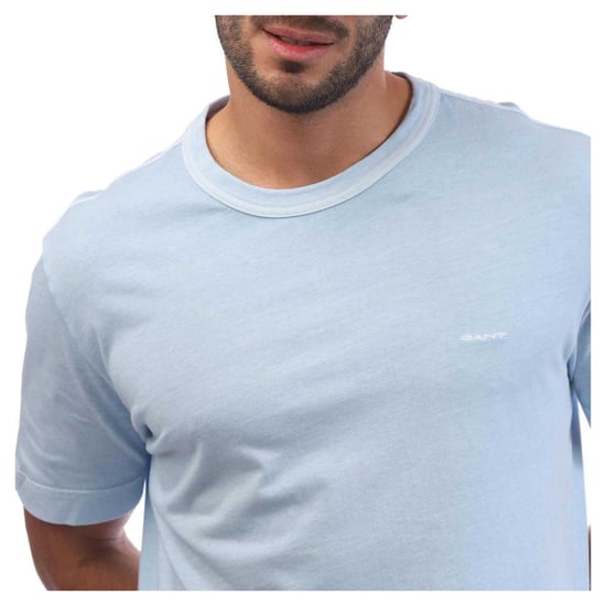 Gant Heren Faded Crew Neck T-shirt (Lichtblauw) - Image 3