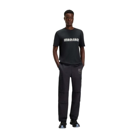 Hugo Heren Katoenen Oversized T-Shirt (Zwart) - Image 4