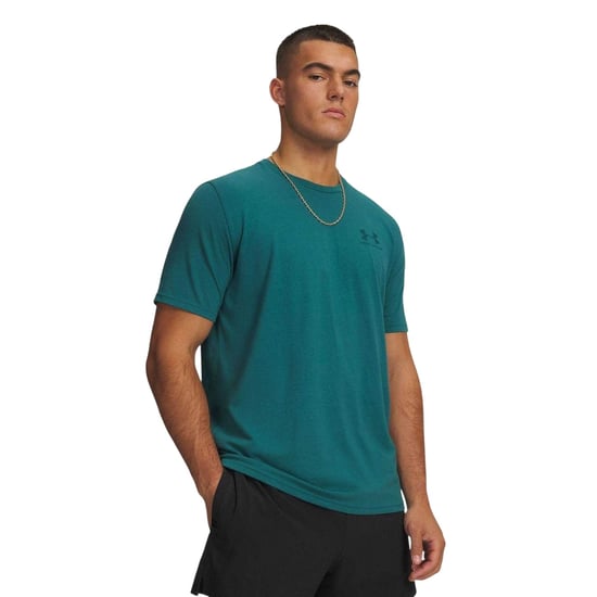 Under Armour Mens Sportstyle Chest Logo T-Shirt (Green) - Image 3