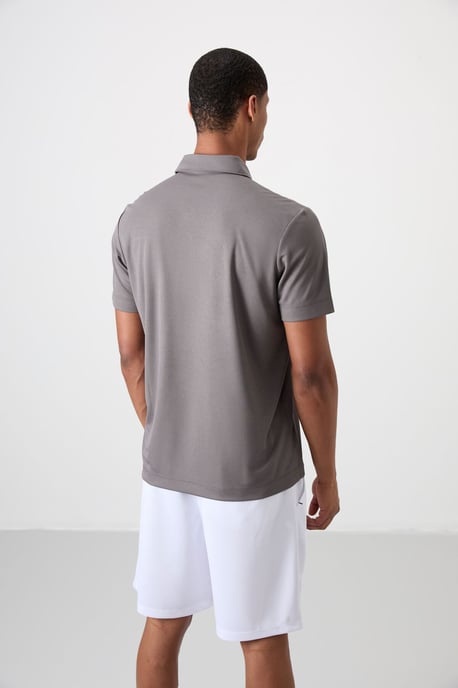 Heren kleur-geblokkeerde polo t-shirt - Image 5