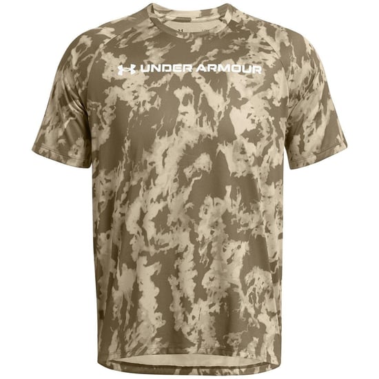 Under Armour Heren Camo Technisch Normaal T-Shirt (Kaki Groen) - Image 1