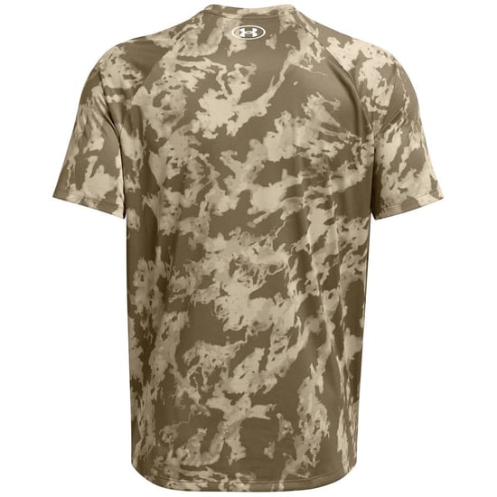 Under Armour Heren Camo Technisch Normaal T-Shirt (Kaki Groen) - Image 4