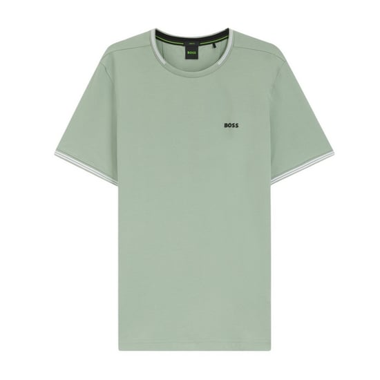 Boss Heren Hbg Taul katoenen T-shirt met normale pasvorm (Groen) - Image 1