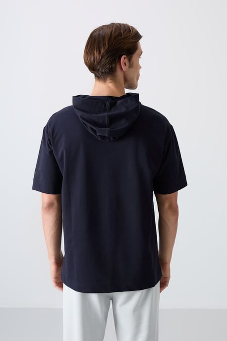 Oversized Hoodie T-shirt met Korte Mouwen - Image 5