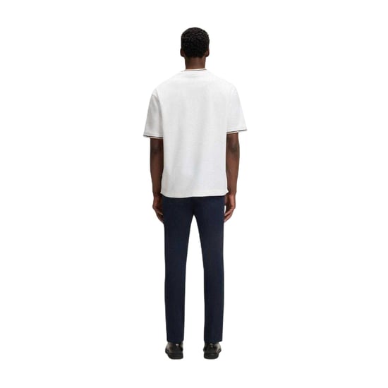 Boss Effen geweven T-shirt voor heren (Wit) - Image 2