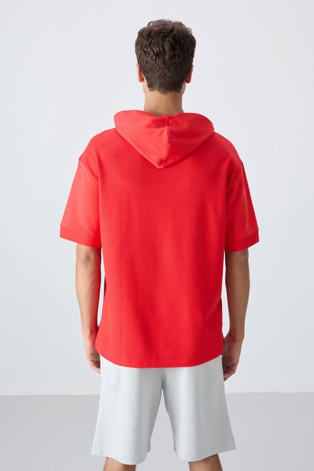 Oversized Kaptrui met Korte Mouwen - Image 5