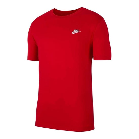 Nike Heren Club T-Shirt (Universitair Rood/Wit) - Image 2