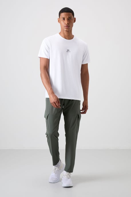 Heren T-shirt met logo-patch en korte mouwen - Image 2