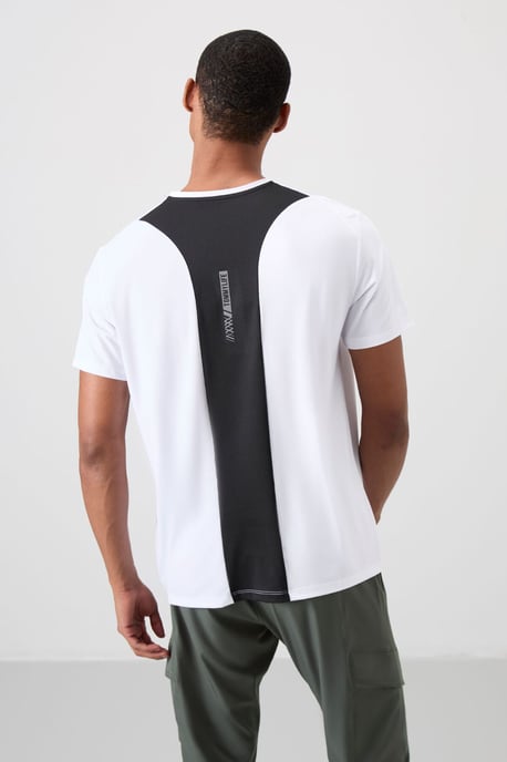 Heren T-shirt met logo-patch en korte mouwen - Image 5