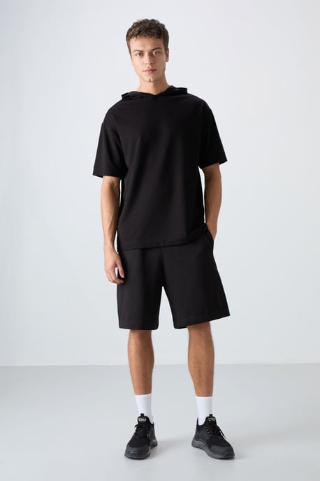 Oversized Hoody Korte Mouwen T-Shirt - Image 2