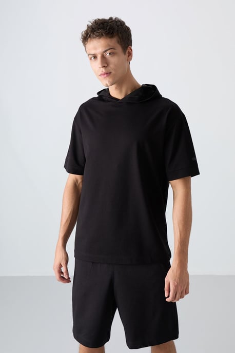 Oversized Hoody Korte Mouwen T-Shirt - Image 4