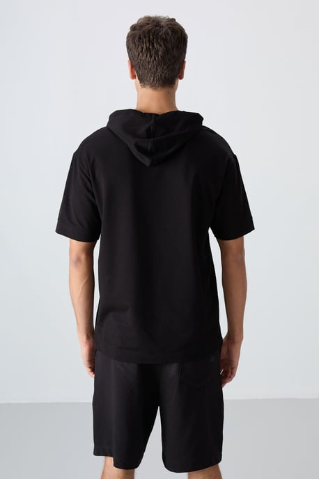 Oversized Hoody Korte Mouwen T-Shirt - Image 5