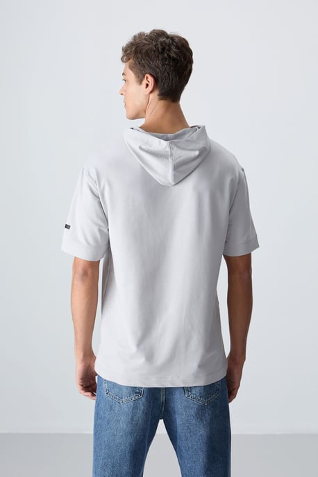 Overmaatse Hooded Korte Mouwen T-Shirt - Image 5