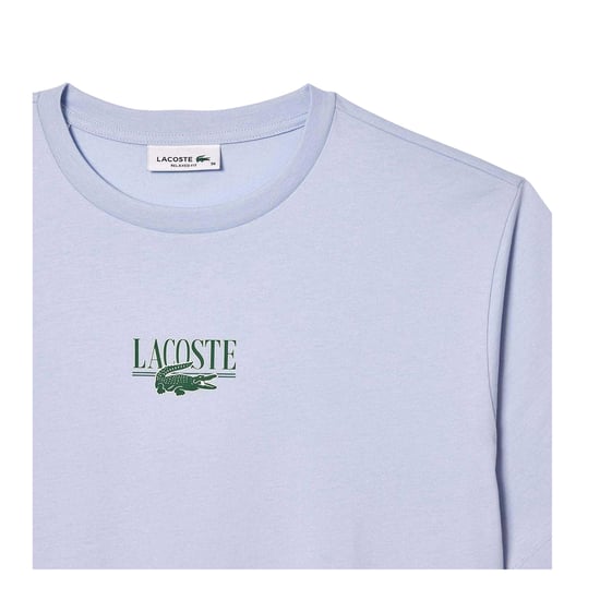 Lacoste Dames/Dames Bedrukt Katoen Relaxed Fit T-shirt (Blauw) - Image 2