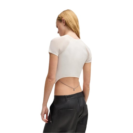 Hugo Dames/Dames Slevetta Slim Raglan T-shirt (Natuurlijk) - Image 2