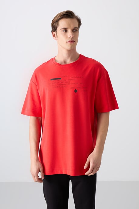 Oversized Geprinte Crew Neck T-shirt - Image 4