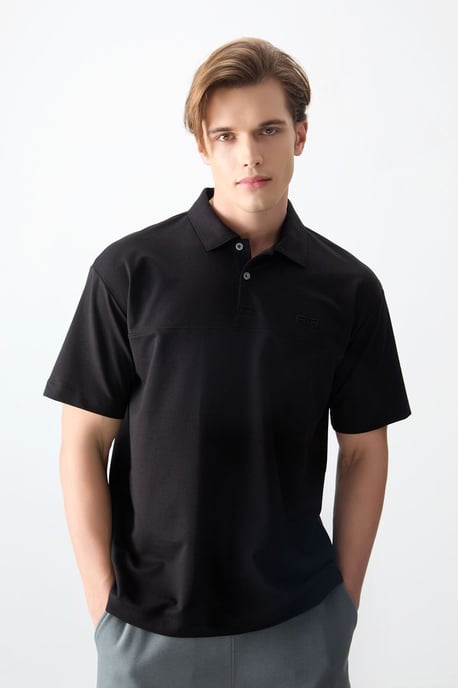 Oversized Polokraag T-Shirt - Image 1