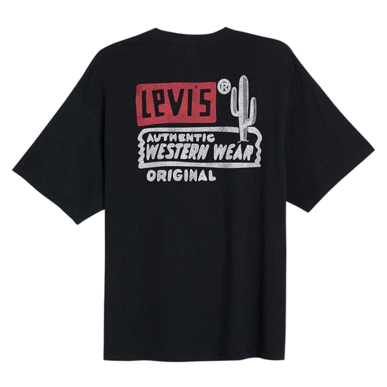 Levis Dames/Dames rugprint los T-shirt (Blauw) - Image 3