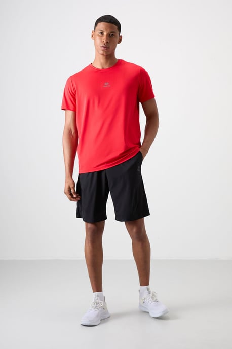 Heren T-shirt met logo-patch en korte mouwen - Image 3