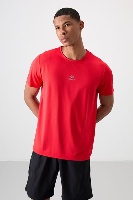 Heren T-shirt met logo-patch en korte mouwen - Image 4