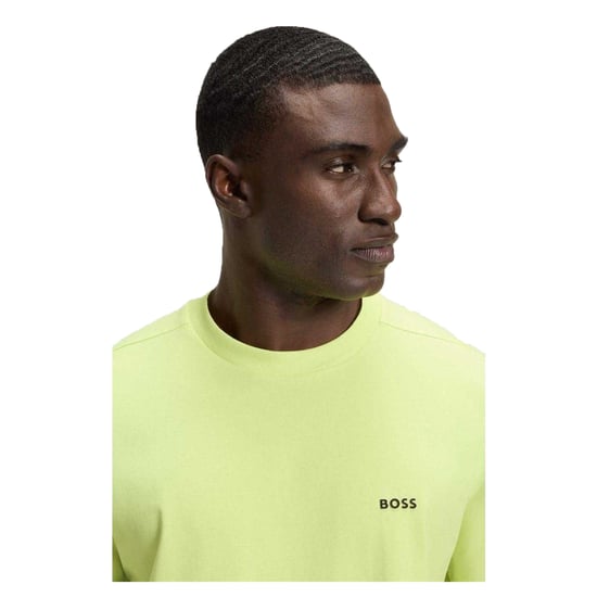 Boss Heren Logo Regular T-Shirt (Kalk) - Image 2