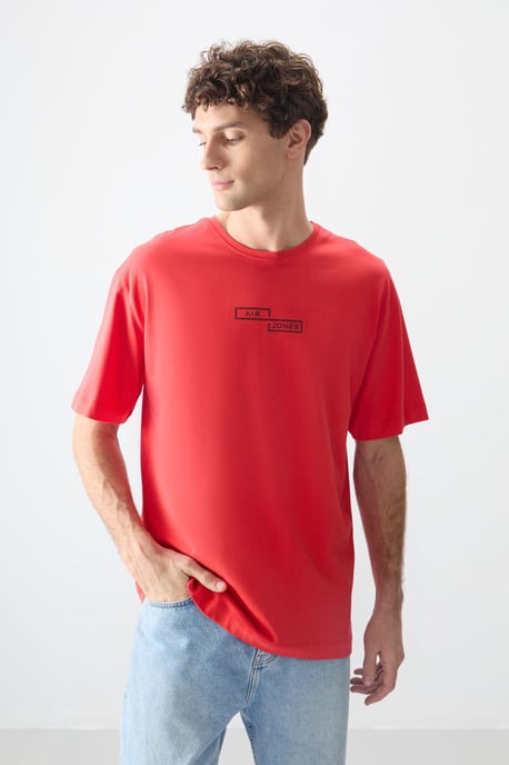 Overmaatse Katoenen Geprinte T-Shirt - Image 1