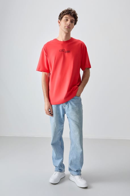 Overmaatse Katoenen Geprinte T-Shirt - Image 2