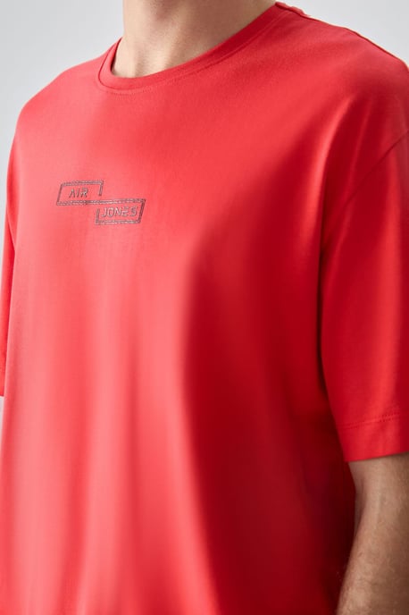 Overmaatse Katoenen Geprinte T-Shirt - Image 3