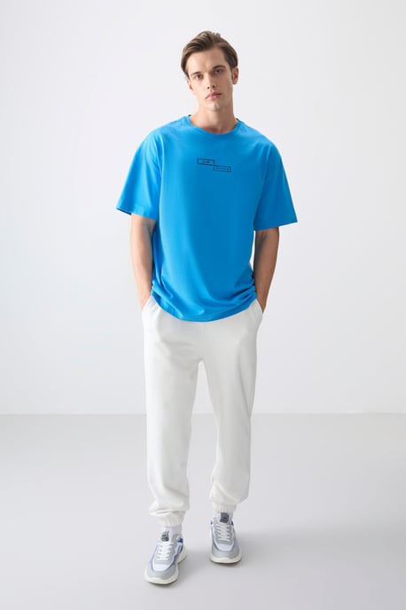 Oversized Katoenen Bedrukt T-shirt - Image 3
