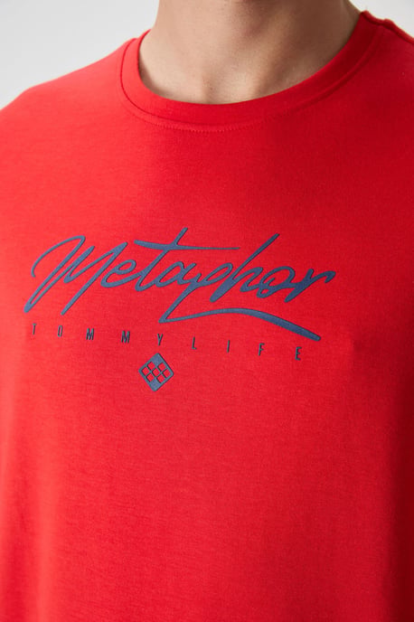 Oversized Geprinte Crew Neck T-shirt - Image 2