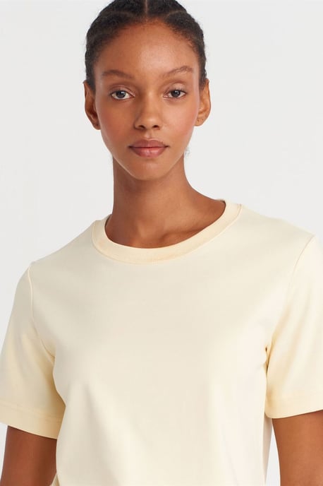 Dames Katoenen Rondhals T-Shirt - Image 3
