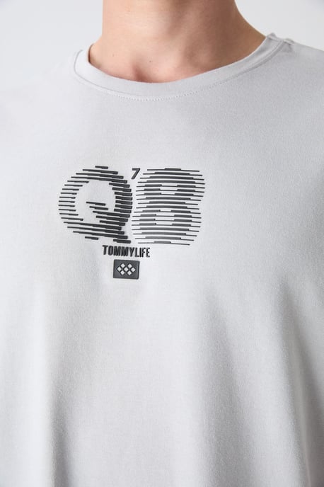Overlookende Gedrukte Logo Crew Neck T-Shirt - Image 3
