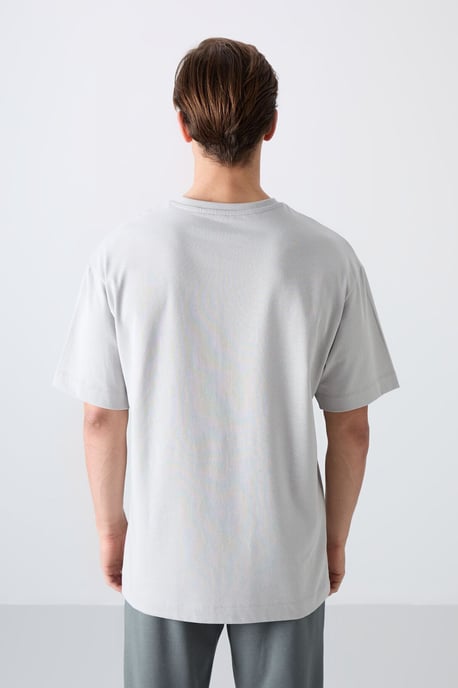 Overlookende Gedrukte Logo Crew Neck T-Shirt - Image 5
