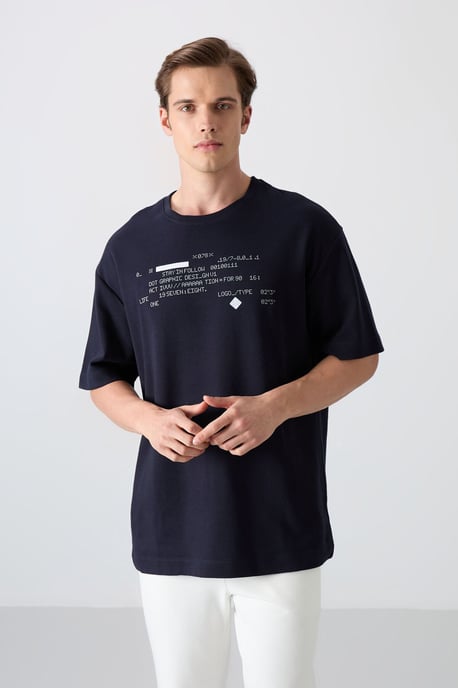 Oversized Geprinte Crew Neck T-shirt - Image 4