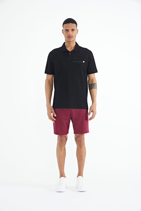 Heren Katoenen Polo T-Shirt Met Tekstprint - Image 2