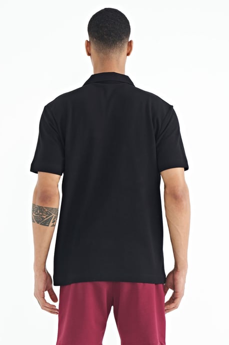 Heren Katoenen Polo T-Shirt Met Tekstprint - Image 5