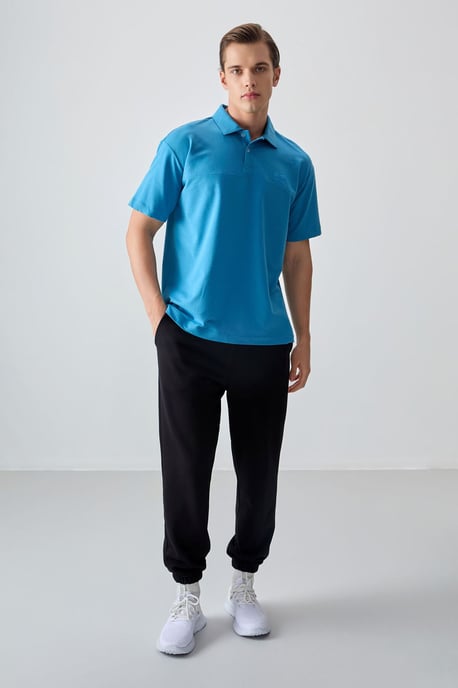 Oversized Polo Kragen T-Shirt - Image 1