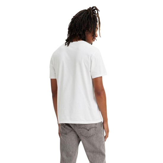 Levis Heren-T-shirt met logo en ronde hals (set van 2) (Wit) - Image 2