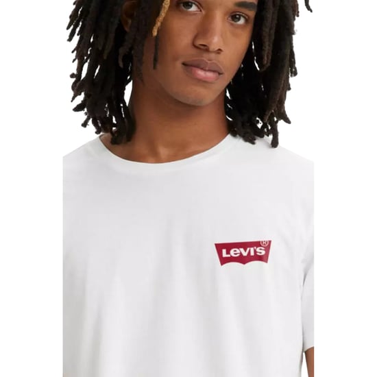 Levis Heren-T-shirt met logo en ronde hals (set van 2) (Wit) - Image 3