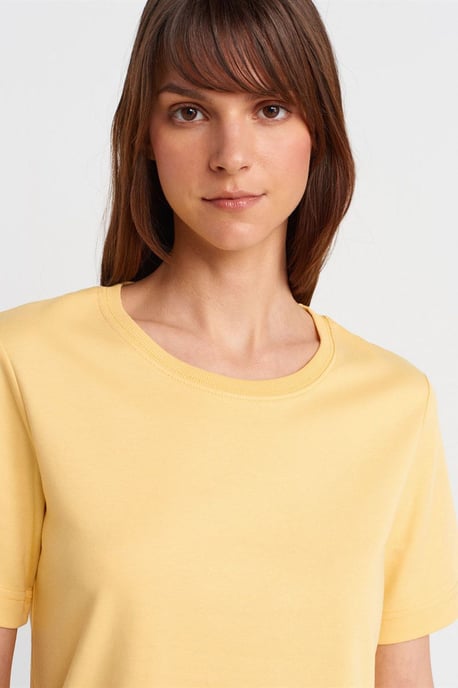 Dames Katoenen T-shirt met Ronde Hals - Image 3