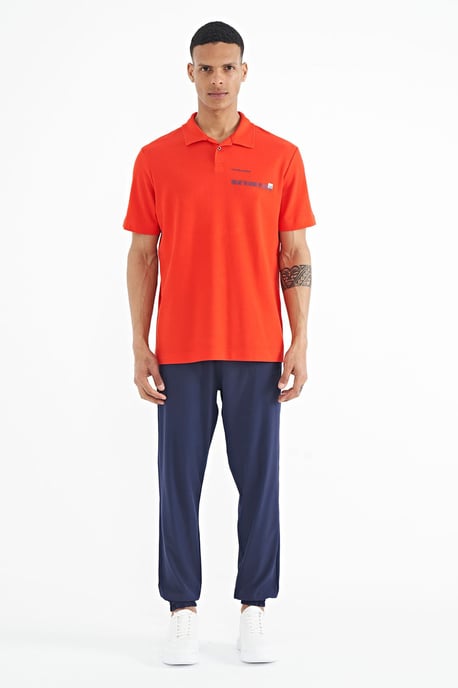 Heren Katoenen Polo T-Shirt Met Tekstprint - Image 2