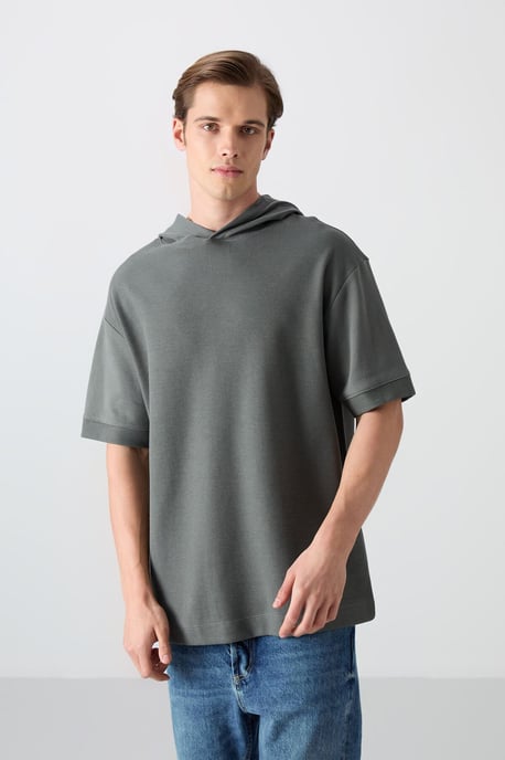 Oversized Kaptrui met Korte Mouwen - Image 4