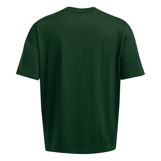 Under Armour Heren Logo Zwaargewicht Los T-shirt (Groen) - Image 3