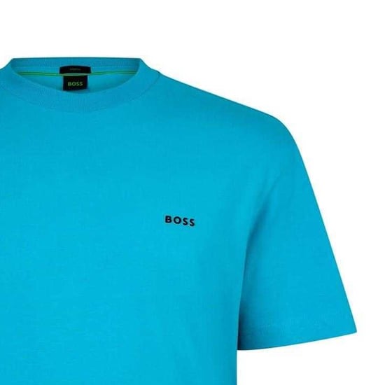 Boss Heren Logo Regular T-Shirt (Pastelblauw) - Image 2