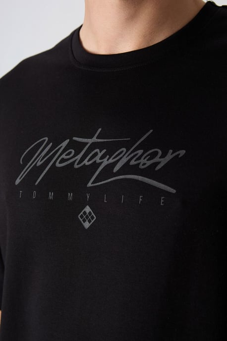 Oversized Geprinte Crew Neck T-shirt - Image 4
