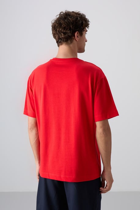 Overmaat Geprinte Logo Crew Neck T-shirt - Image 5
