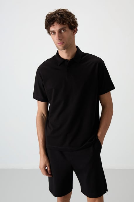 Oversized Polo-Kraag T-Shirt - Image 1