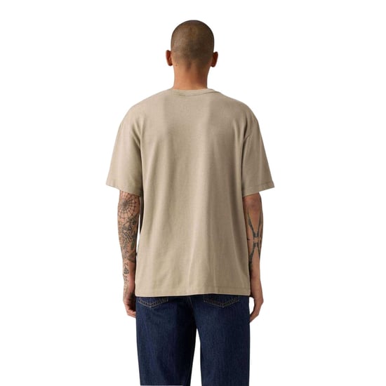 Levis Klassiek T-shirt met zak voor heren, zware kwaliteit (Khaki) - Image 2